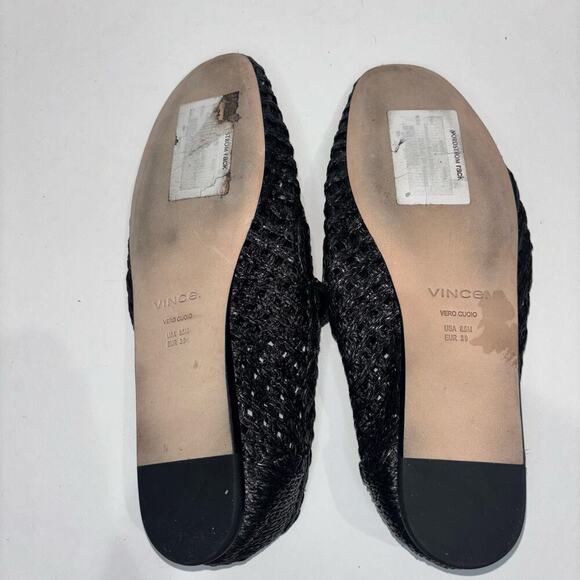 Vince Davis Raffia Loafers in Black – Men’s Size 8.5 (EU 39) - Picture 11 of 15